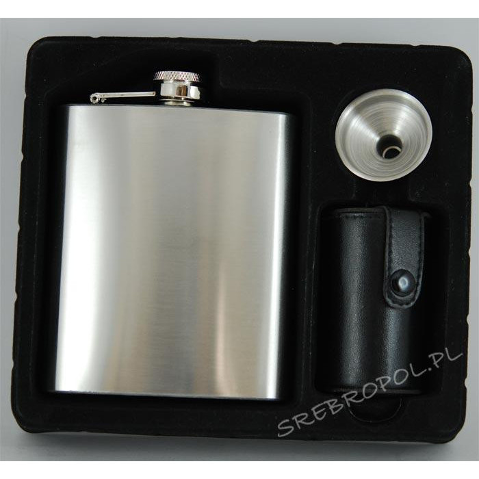 Zestaw piersiówka+kieliszki+lejek 6.3011