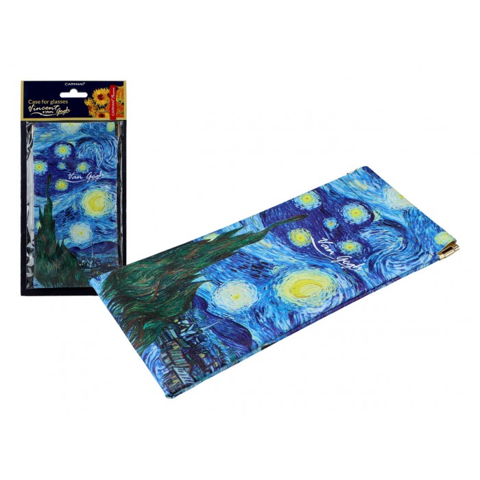 Etui na okulary, miękkie - V. van Gogh, Gwiaździsta Noc (CARMANI) 021-8303