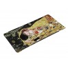 Etui na okulary, miękkie - G. Klimt, Pocałunek, czarne tło(CARMANI) 021-8312