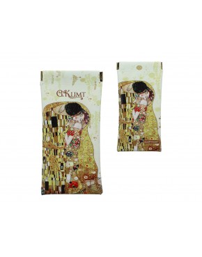 Etui na okulary, miękkie - G. Klimt, Pocałunek (CARMANI) 021-8313