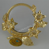 Złote lustereczko, ramka na zdjęcie z kryształkami swarovskiego  122-0185