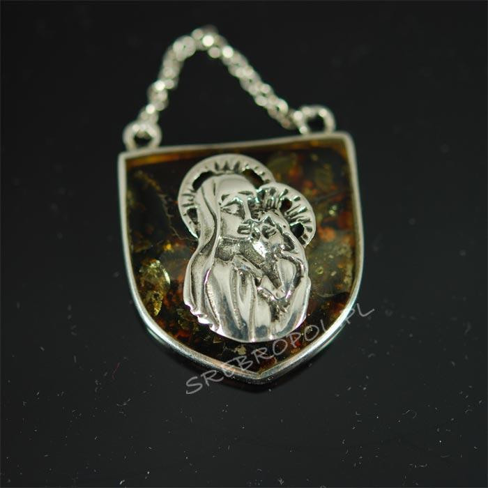 Ryngraf srebrny z bursztynem R SW 61/5