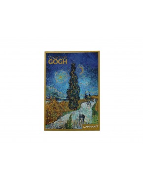 Kpl. 12 pocztówek - V. van Gogh, Droga z cyprysami (CARMANI) 013-5069