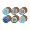 Kpl. 36 podkładek ceramicznych, okrągłe (CARMANI) 008-2004