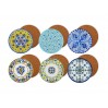 Kpl. 36 podkładek ceramicznych, okrągłe (CARMANI) 008-2004