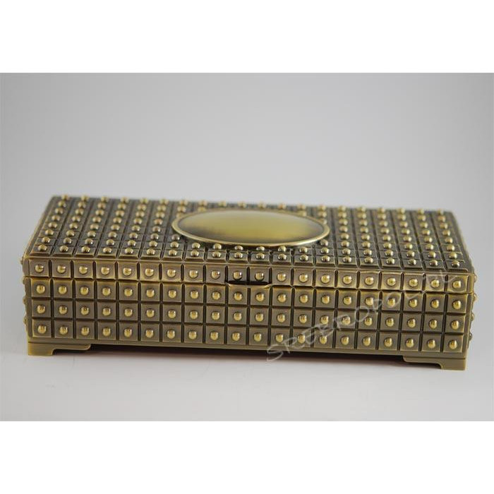 Szkatułka mosiądzowana 461-4587