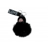 Breloczek do kluczy - Niemowlak, czarny pompon 139-1511