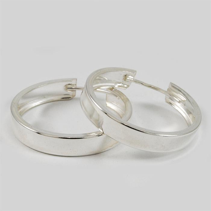 Kolczyki srebrne koła SH 4.9g