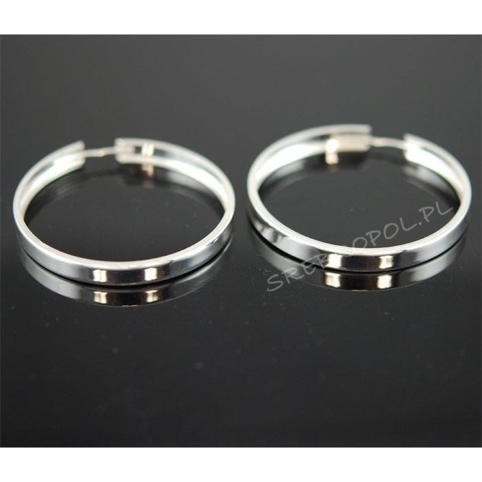 Kolczyki srebrne koła SH 8.4g