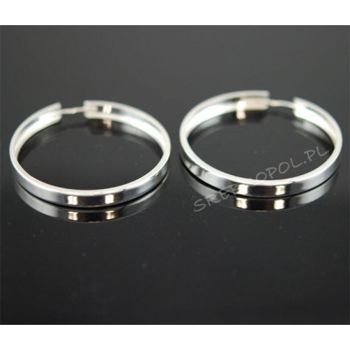 Kolczyki srebrne koła SH 8.4g
