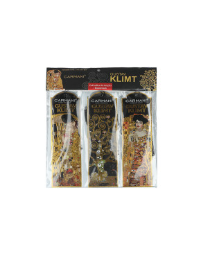 Kpl. 3 zakładek do książki - G. Klimt, mix wzorów (CARMANI) 013-5042