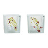 Świecznik szklany + tealight - G. Klimt, Pocałunek (CARMANI) 457-5100