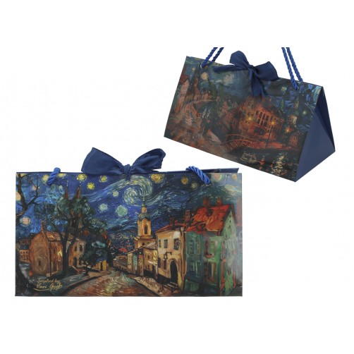 Kpl. 6 torebek ozdobnych - Inspirowane malarstwem V. van Gogh (CARMANI) 033-1000 Kpl. 6 torebek ozdobnych - Inspirowane malarstwem V. van Gogh (CARMANI) 033-1000