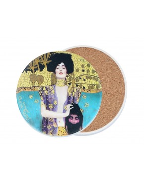 Podkładka ceramiczna, okrągła - G. Klimt, Judyta (CARMANI) 008-3003