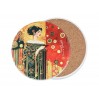 Podkładka ceramiczna, okrągła - Inspirowane malarstwem G. Klimt (CARMANI) 008-3005