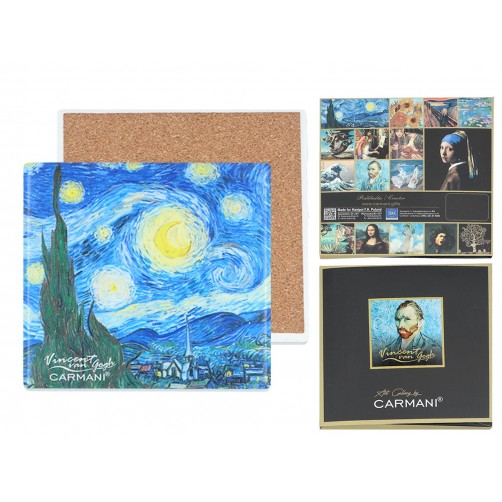 Podkładka ceramiczna - V. van Gogh, Gwiaździsta noc (CARMANI) 008-3101