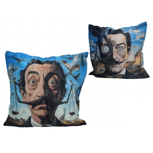 Poduszka z wypełnieniem/suwak - inspirowana malarstwem S. Dali (CARMANI) 023-8670 Poduszka z wypełnieniem/suwak - inspirowana malarstwem S. Dali (CARMANI) 023-8670