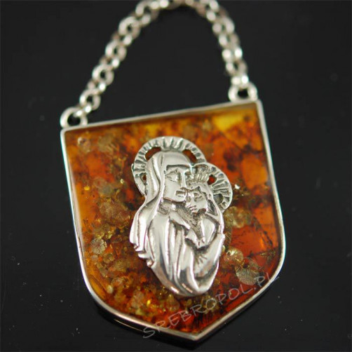 Ryngraf srebrny z bursztynem W SW 83/5