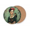 Podkładka ceramiczna, okrągła - Inspirowane malarstwem F. Kahlo (CARMANI) 008-3402
