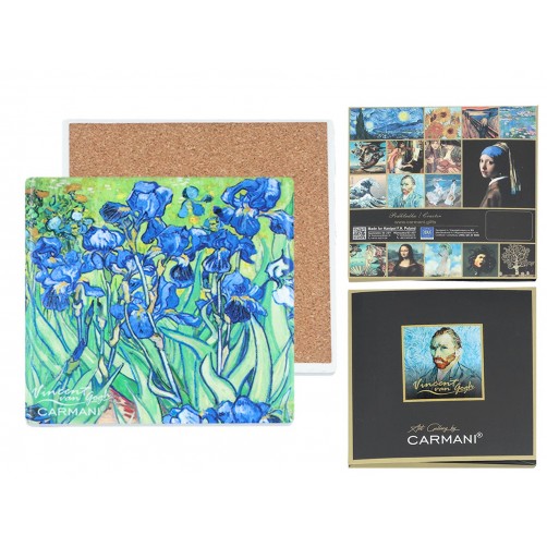 Podkładka ceramiczna - V. van Gogh, Irysy (CARMANI) 008-3102 Podkładka ceramiczna - V. van Gogh, Irysy (CARMANI) 008-3102