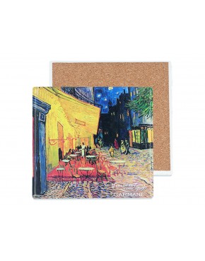 Podkładka ceramiczna - V. van Gogh, Taras kawiarni w nocy (CARMANI) 008-3103