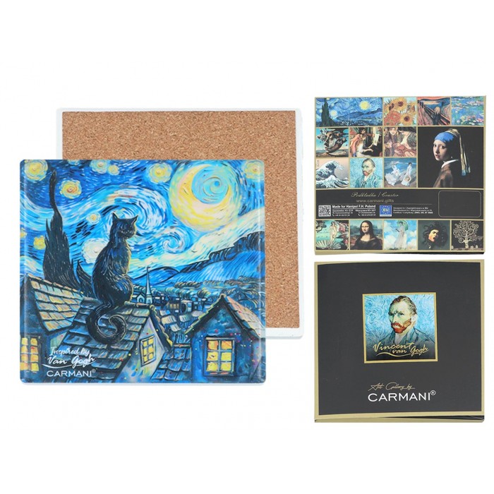 Podkładka ceramiczna - Inspirowane malarstwem V. van Gogh (CARMANI) 008-3104