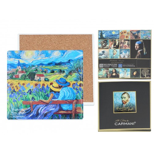 Podkładka ceramiczna - Inspirowane malarstwem V. van Gogh (CARMANI) 008-3105