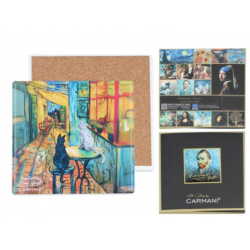 Podkładka ceramiczna - Inspirowane malarstwem V. van Gogh (CARMANI) 008-3106 Podkładka ceramiczna - Inspirowane malarstwem V. van Gogh (CARMANI) 008-3106
