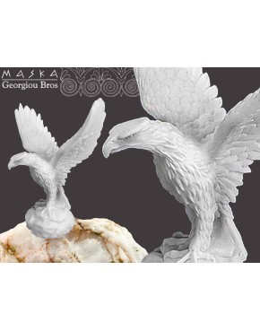 Orzeł symbol Zeusa -alabaster grecki 395-0137