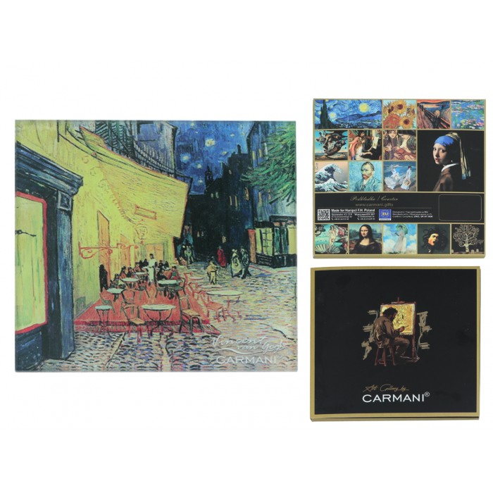 Podkładka szklana - V. van Gogh, Taras Kawiarni w Nocy (CARMANI) 195-3206