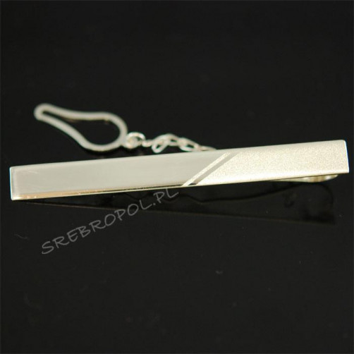 Srebrna spinka do krawata WS-4400 7.5g