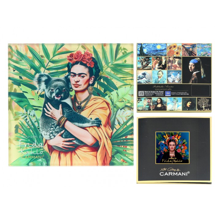 Podkładka szklana - inspirowana malarstwem F. Kahlo(CARMANI) 195-3021
