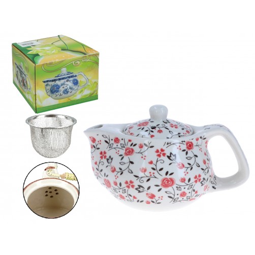 Czajnik ceramiczny z zaparzaczem 418-5057 Czajnik ceramiczny z zaparzaczem 418-5057