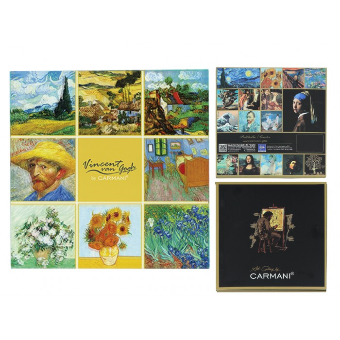 Podkładka szklana - V. van Gogh, kolaż (CARMANI) 195-3221