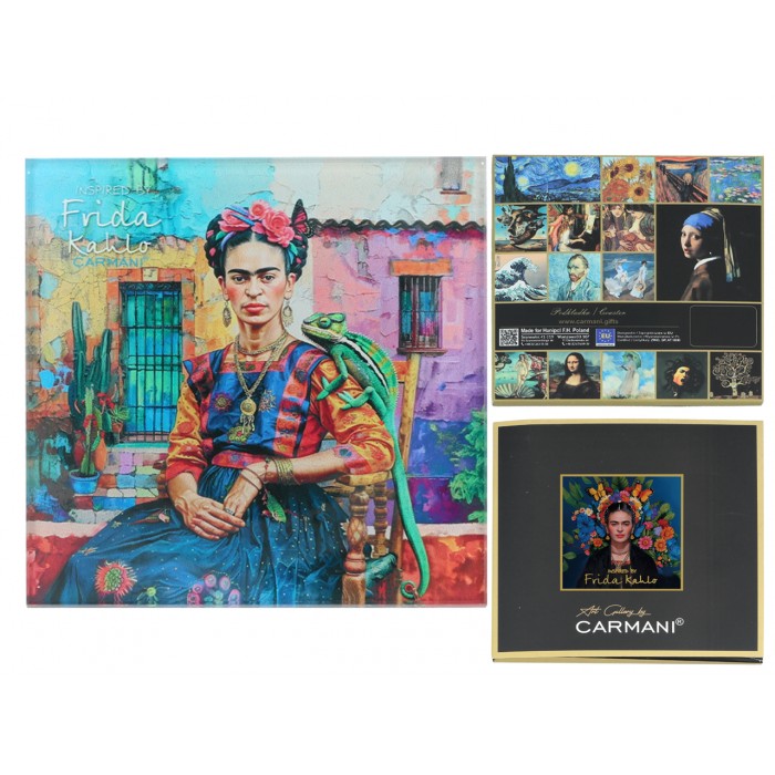Podkładka szklana - inspirowana malarstwem F. Kahlo(CARMANI) 195-3018