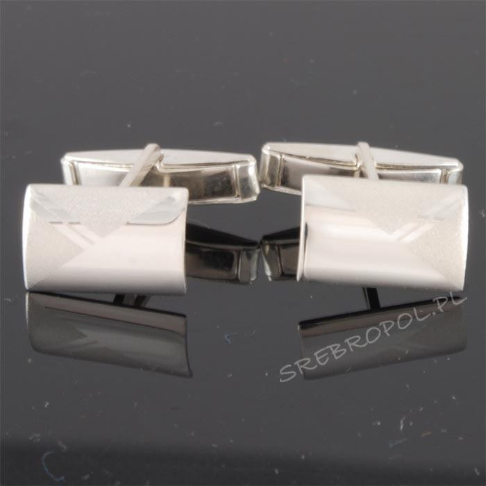 Srebrne spinki do mankietów WS-4000 6.7g