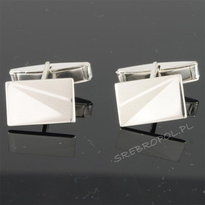 Srebrne spinki do mankietów WS-4400 7.4g