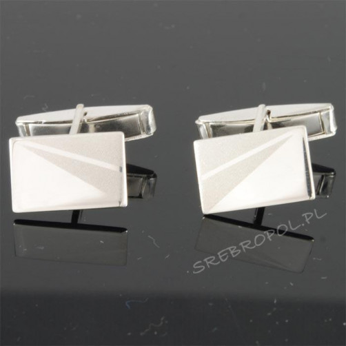 Srebrne spinki do mankietów WS-4400 7.4g