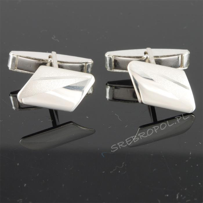 Srebrne spinki do mankietów WS-3800 6.5g