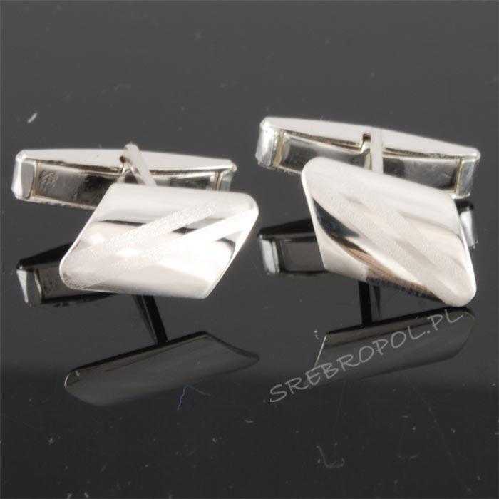 Srebrne spinki do mankietów MWS-3800 6.5g