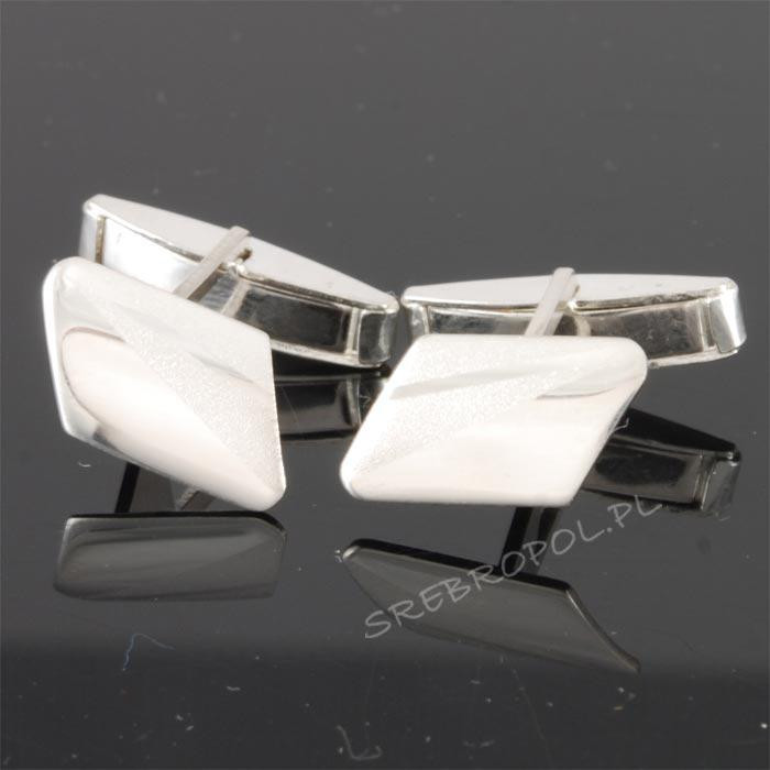 Srebrne spinki do mankietów WSM-3800 6.5g