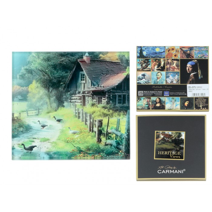Podkładka szklana - Chłopska osada (CARMANI) 195-3078