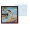 Podkładka szklana - J. Sorolla, Dziewczynka wchodzi do morza (CARMANI) 195-3062