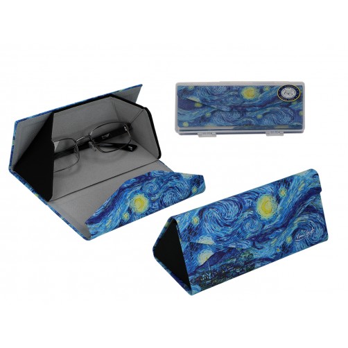 Etui na okulary, składane - V. van Gogh, Gwiaździsta Noc (CARMANI) 021-8350 Etui na okulary, składane - V. van Gogh, Gwiaździsta Noc (CARMANI) 021-8350