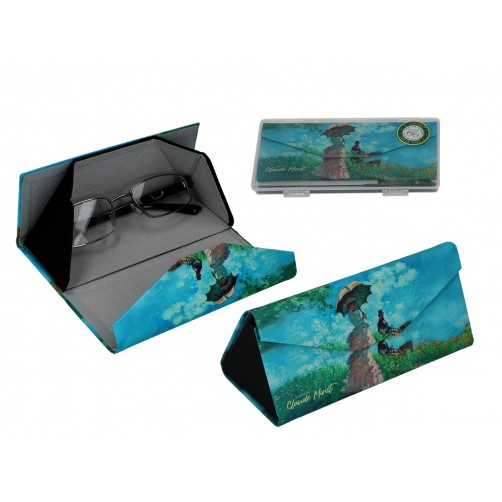 Etui na okulary, składane - inspirowane malarstwem C. Monet (CARMANI) 021-8372