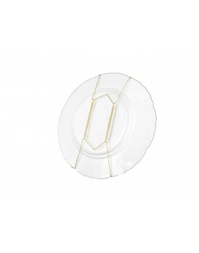Zawiesie sprężynkowe - złote uchwyt pod talerze 22 cm. 001-0027