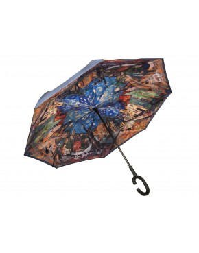 Parasol odwrotnie otwierany - inspirowany malarstwem V. Van Gogh (CARMANI) 021-7252
