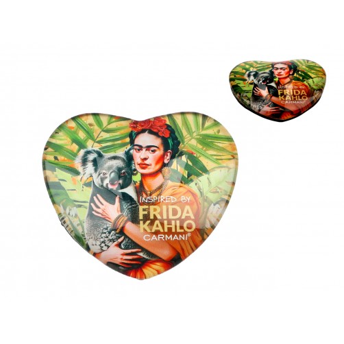 Magnes serce - inspirowany malarstwem F. Kahlo (CARMANI) 013-0117 Magnes serce - inspirowany malarstwem F. Kahlo (CARMANI) 013-0117