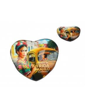 Magnes serce - inspirowany malarstwem F. Kahlo (CARMANI) 013-0116