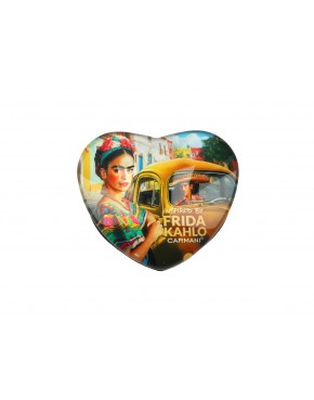 Magnes serce - inspirowany malarstwem F. Kahlo (CARMANI) 013-0116